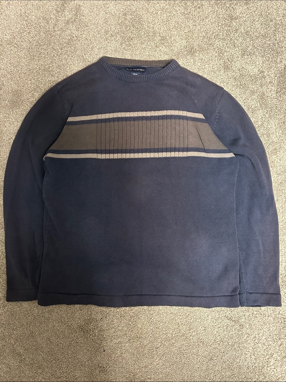 Vintage Striped Knit Sweater B.U.M Equipment